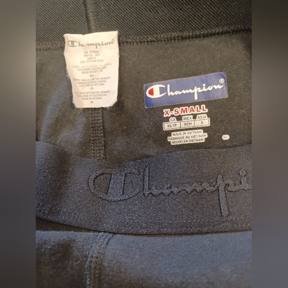 Champion X Super Mario EUC Rare Black Tights Size XS - Picture 8 of 8